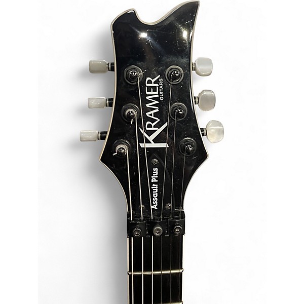 Used Kramer assault plus black Solid Body Electric Guitar