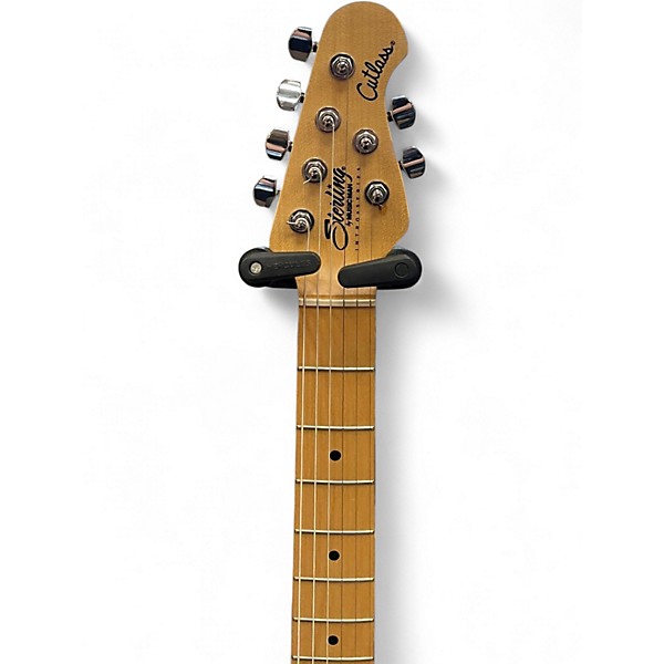 Used Sterling by Music Man CUTLASS Black Solid Body Electric Guitar