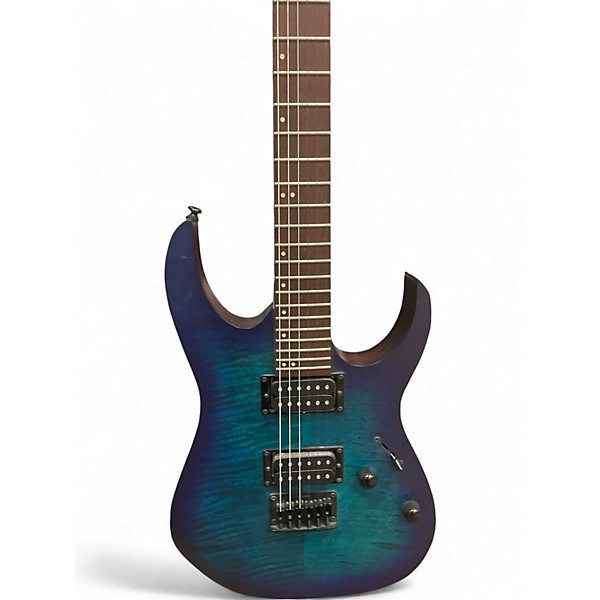 Used Ibanez RG6003FM Blue Sapphire Solid Body Electric Guitar
