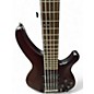 Used Yamaha TRBX505 Transparent Brown Electric Bass Guitar