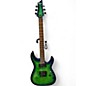 Used Schecter Guitar Research C6 ELITE TRANS GREEN Solid Body Electric Guitar thumbnail