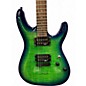Used Schecter Guitar Research C6 ELITE TRANS GREEN Solid Body Electric Guitar