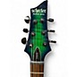 Used Schecter Guitar Research C6 ELITE TRANS GREEN Solid Body Electric Guitar