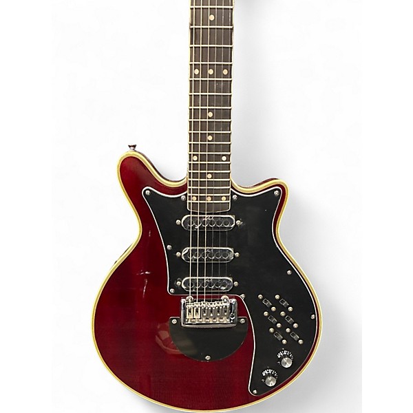 Used Iyv BM Red Special Cherry Solid Body Electric Guitar