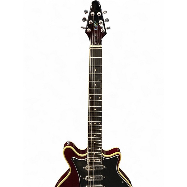 Used Iyv BM Red Special Cherry Solid Body Electric Guitar