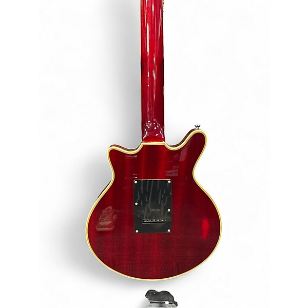 Used Iyv BM Red Special Cherry Solid Body Electric Guitar