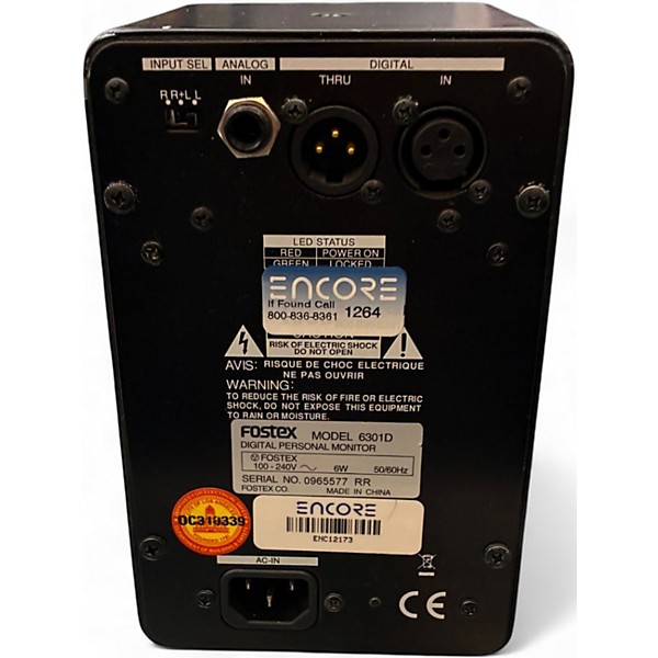 Used Fostex 6301D Powered Monitor