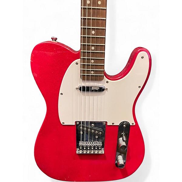 Used Squier Standard Telecaster Red Sparkle Solid Body Electric Guitar