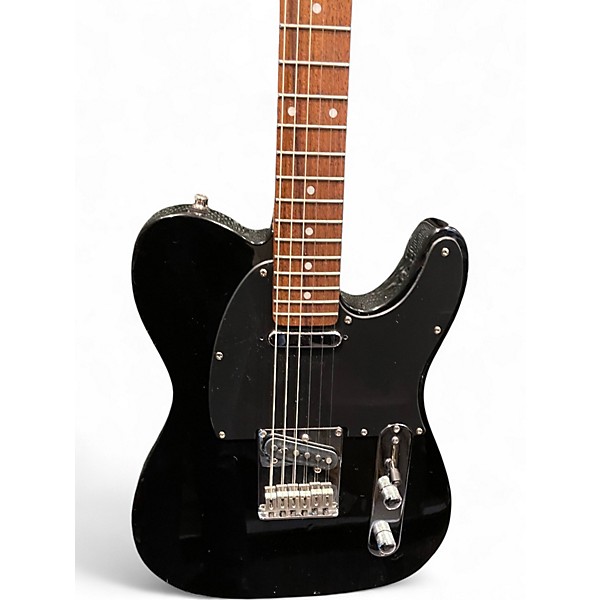 Used Squier Standard Telecaster Black Solid Body Electric Guitar