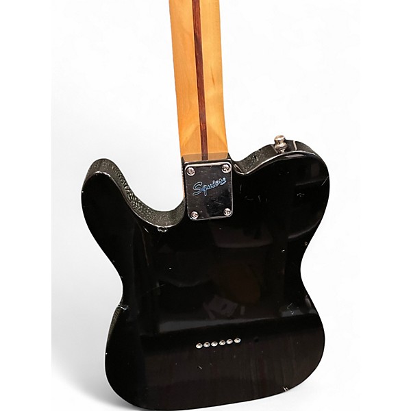 Used Squier Standard Telecaster Black Solid Body Electric Guitar
