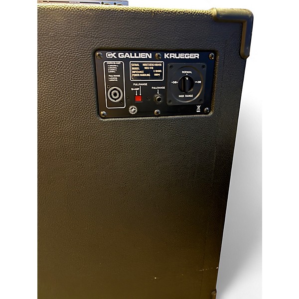 Used Gallien-Krueger Neo 410 800W 8Ohm 4x10 Bass Cabinet
