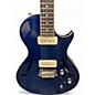 Used Epiphone Blues Hawk Deluxe w p-90's Blue Solid Body Electric Guitar