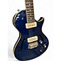 Used Epiphone Blues Hawk Deluxe w p-90's Blue Solid Body Electric Guitar