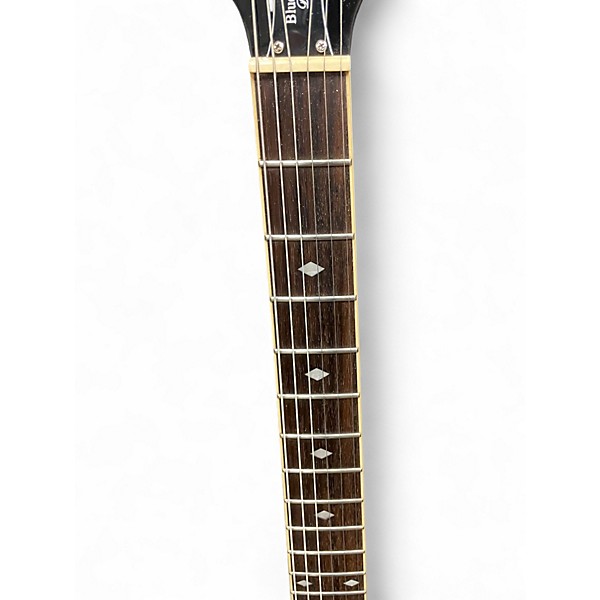 Used Epiphone Blues Hawk Deluxe w p-90's Blue Solid Body Electric Guitar