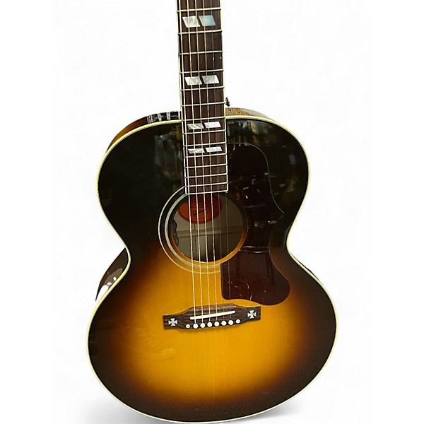 Used 2020s Gibson J185 2 Color Sunburst Acoustic Guitar