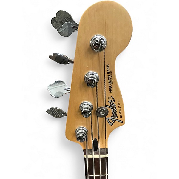 Used Fender Standard Precision Bass 2 Tone Sunburst Electric Bass Guitar
