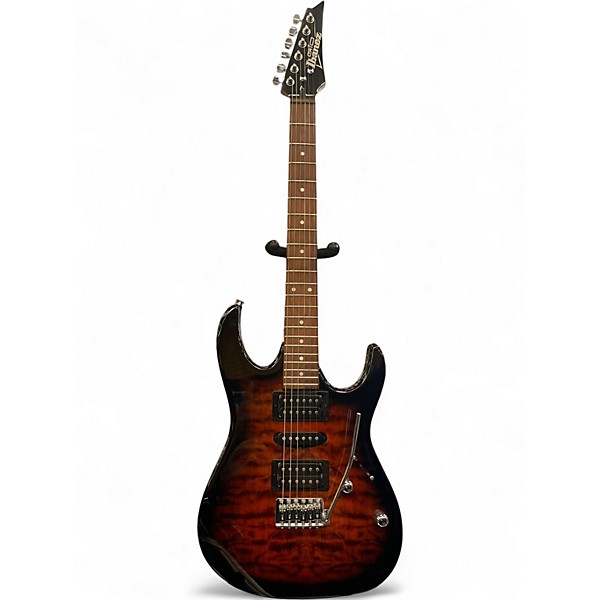 Used Ibanez GRX70QA 2 Color Sunburst Solid Body Electric Guitar