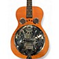 Used Dobro Hound Dog Deluxe Round Neck Vintage Brown Resonator Guitar