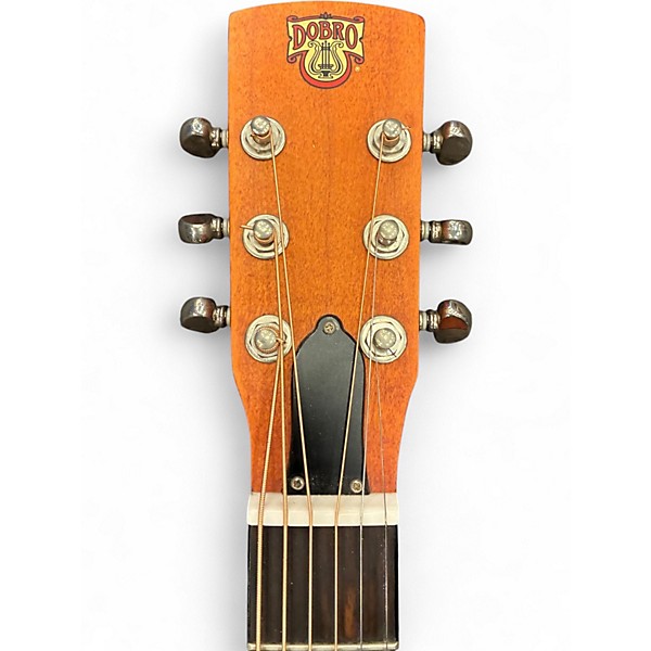 Used Dobro Hound Dog Deluxe Round Neck Vintage Brown Resonator Guitar