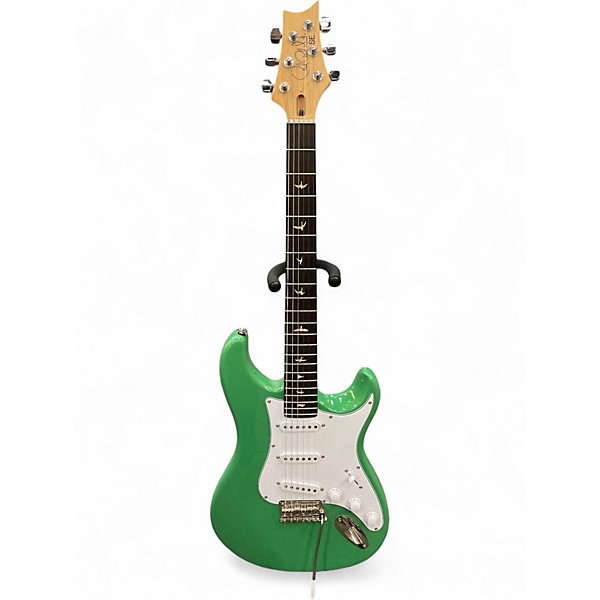 Used PRS SE Silver Sky Emerald Green Solid Body Electric Guitar