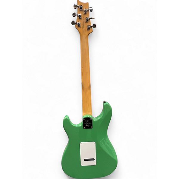 Used PRS SE Silver Sky Emerald Green Solid Body Electric Guitar