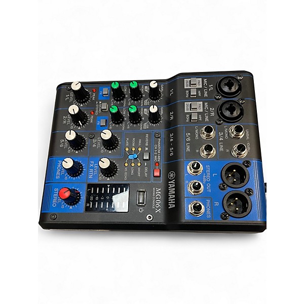 Used Yamaha MG06X Unpowered Mixer