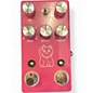 Used JHS Pedals Lucky Cat Delay Pink Effect Pedal