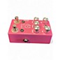 Used JHS Pedals Lucky Cat Delay Pink Effect Pedal
