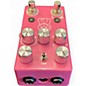 Used JHS Pedals Lucky Cat Delay Pink Effect Pedal