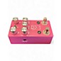 Used JHS Pedals Lucky Cat Delay Pink Effect Pedal