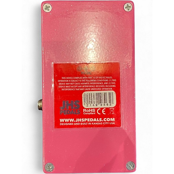 Used JHS Pedals Lucky Cat Delay Pink Effect Pedal