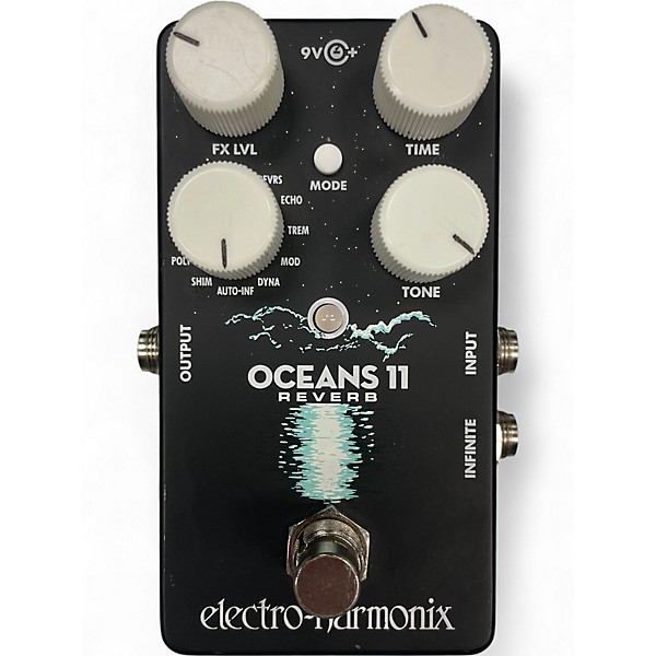 Used Electro-Harmonix Oceans 11 Reverb Effect Pedal