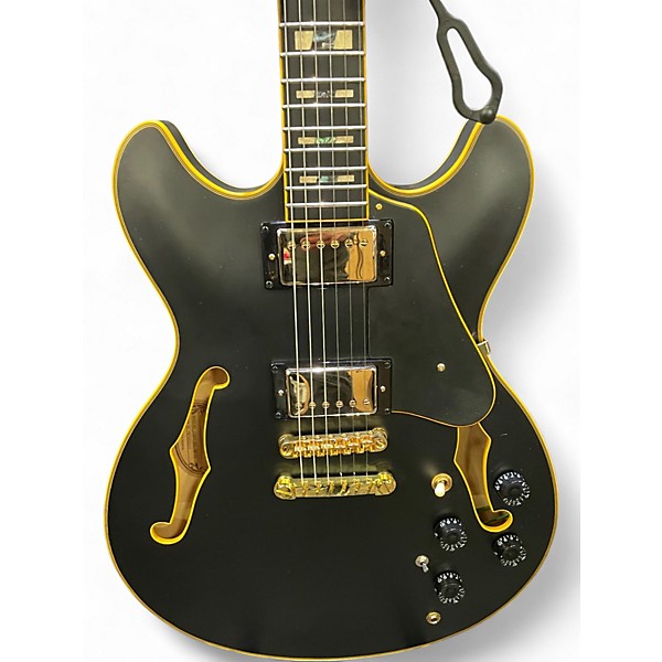 Used Ibanez JSM20 Black Hollow Body Electric Guitar