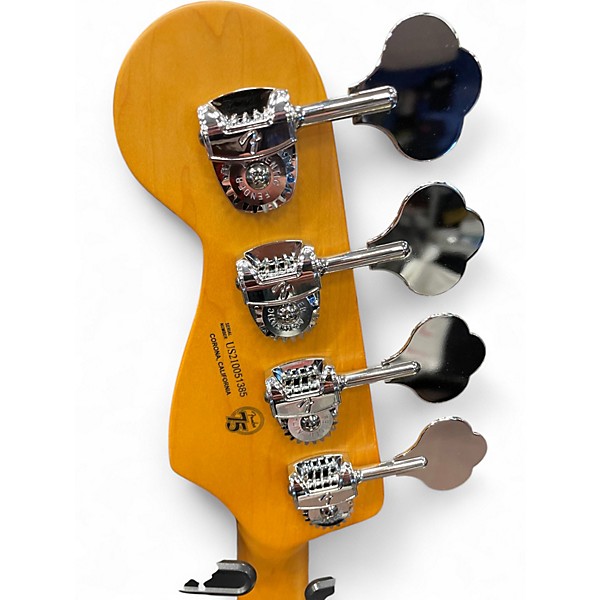 Used Fender American Ultra Jazz Bass Texas Tea Electric Bass Guitar