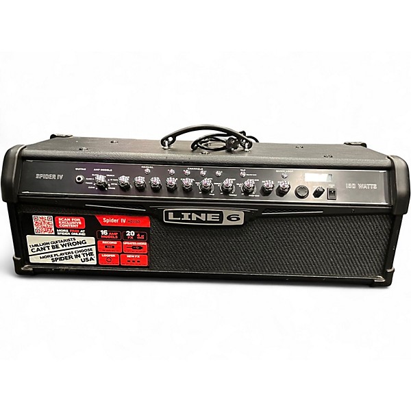 Used Line 6 Spider IV HD150 Solid State Guitar Amp Head