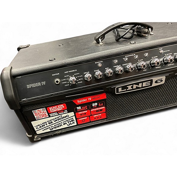 Used Line 6 Spider IV HD150 Solid State Guitar Amp Head