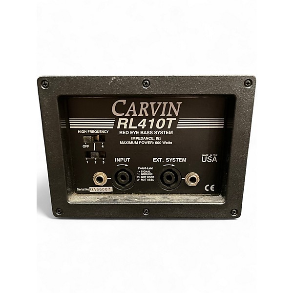 Used Carvin RL410T 4X10 Bass Cabinet