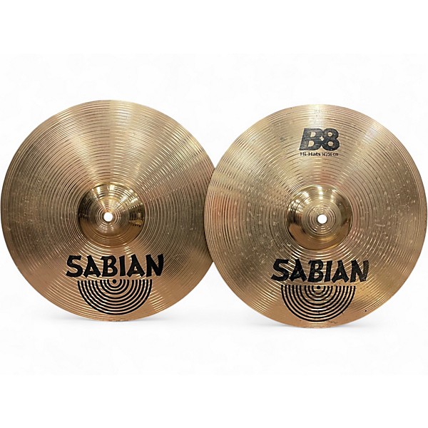 Used SABIAN 14in B8 Hi Hat Pair Cymbal