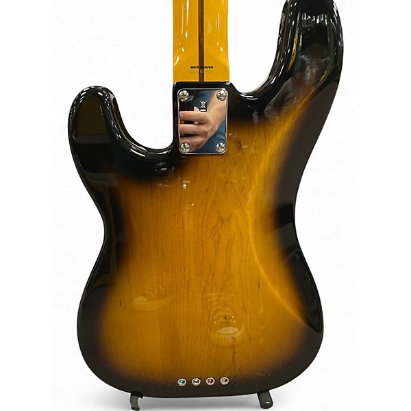 Used 2000s Fender Sting Signature Precision Bass 2 Color Sunburst Electric Bass Guitar
