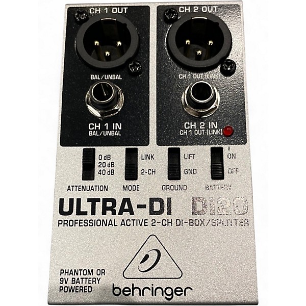 Used Behringer DI20 Ultra Direct Box