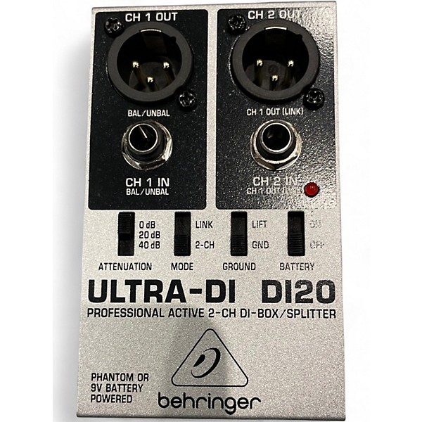 Used Behringer DI20 Ultra Direct Box