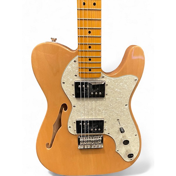 Used Squier Classic Vibe 70s Thinline Telecaster Natural Hollow Body Electric Guitar