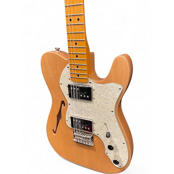 Used Squier Classic Vibe 70s Thinline Telecaster Natural Hollow Body Electric Guitar