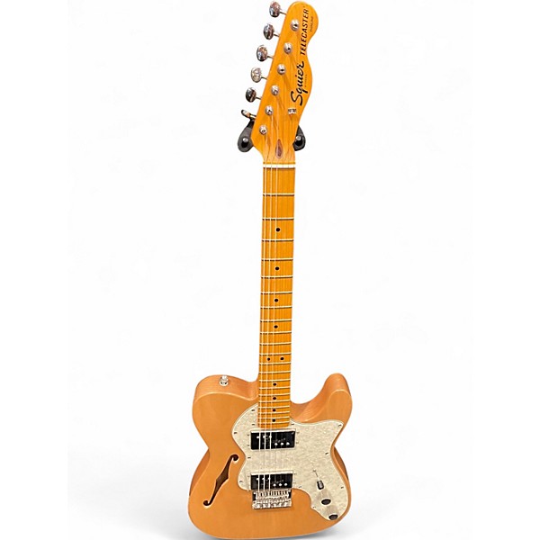 Used Squier Classic Vibe 70s Thinline Telecaster Natural Hollow Body Electric Guitar