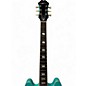 Used Epiphone Casino Coupe Modified w/Noiseless P-90's Turquoise Hollow Body Electric Guitar