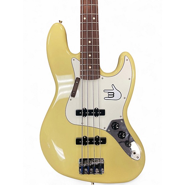 Used Fender PLAYER II JAZZ Hialeah Yellow Electric Bass Guitar