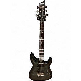 Used Schecter Guitar Research Demon 6 FR Trans Gray Solid Body Electric Guitar