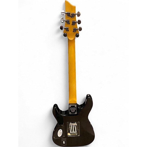 Used Schecter Guitar Research Demon 6 FR Trans Gray Solid Body Electric Guitar