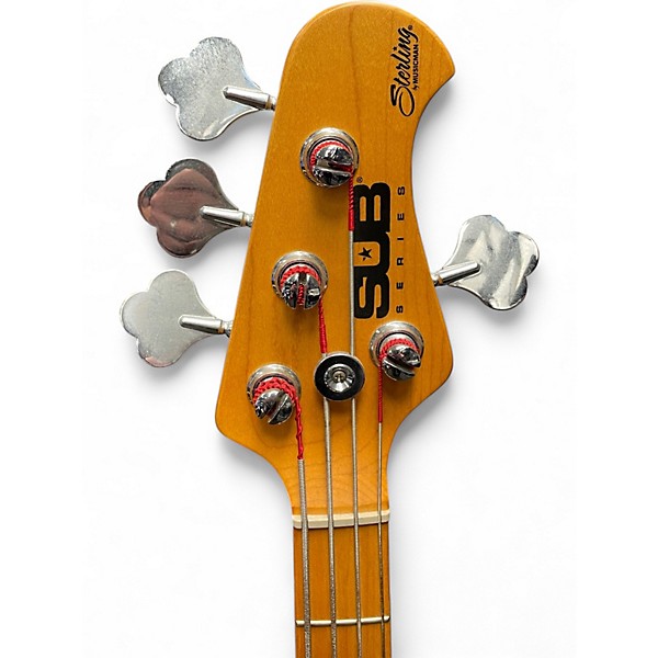 Used Sterling by Music Man Sub 4 Black Electric Bass Guitar