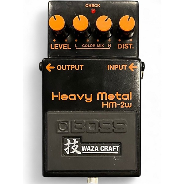 Used BOSS HM2W Heavy Metal Effect Pedal